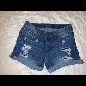 Aeropostale midi jean shorts